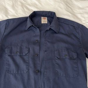 Navy Blue Dickies Work Shirt